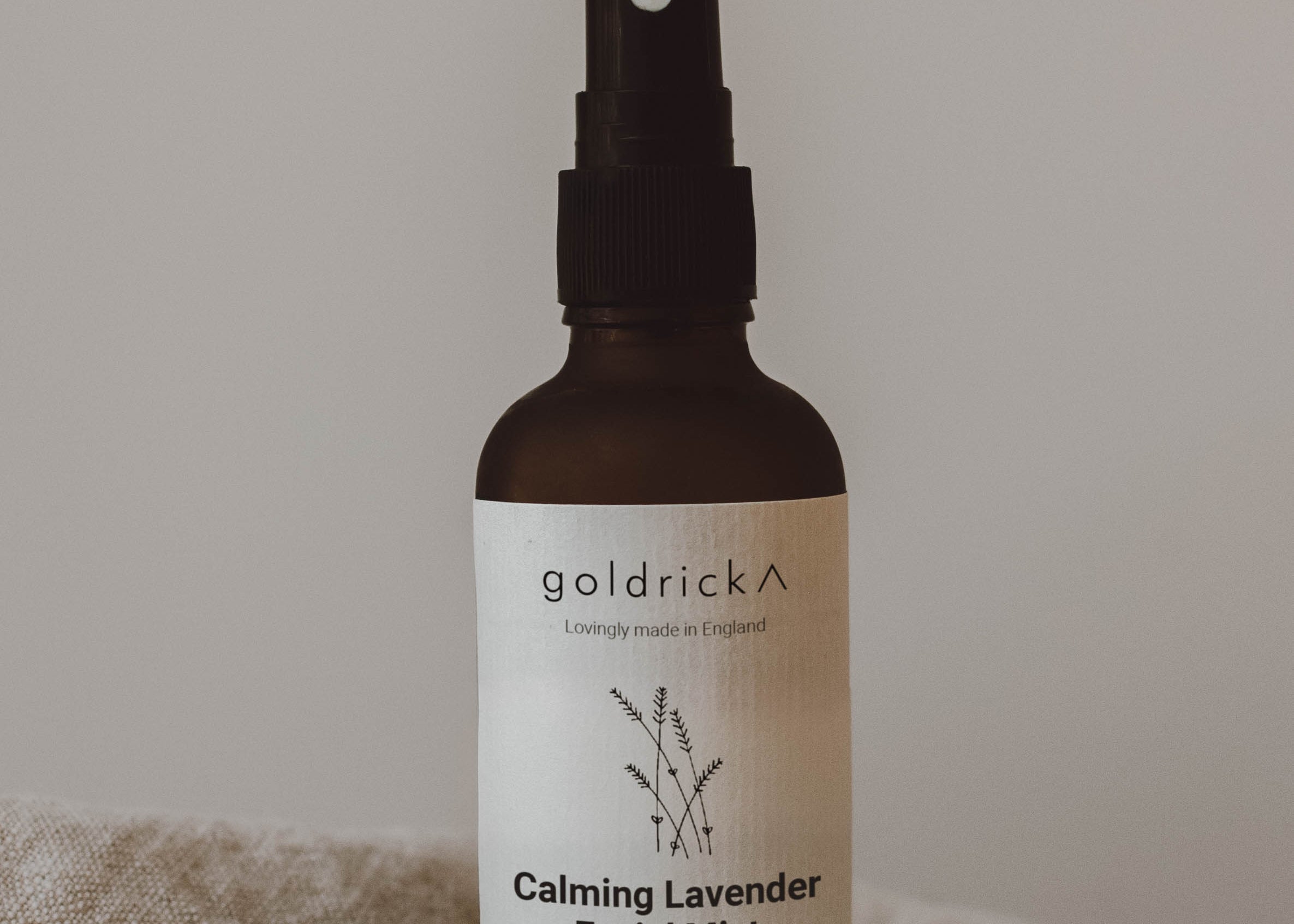 Facial Mist Water | Calming Lavender by Goldrick. Wellness, Natural Products. Perfect for eco-conscious consumers.