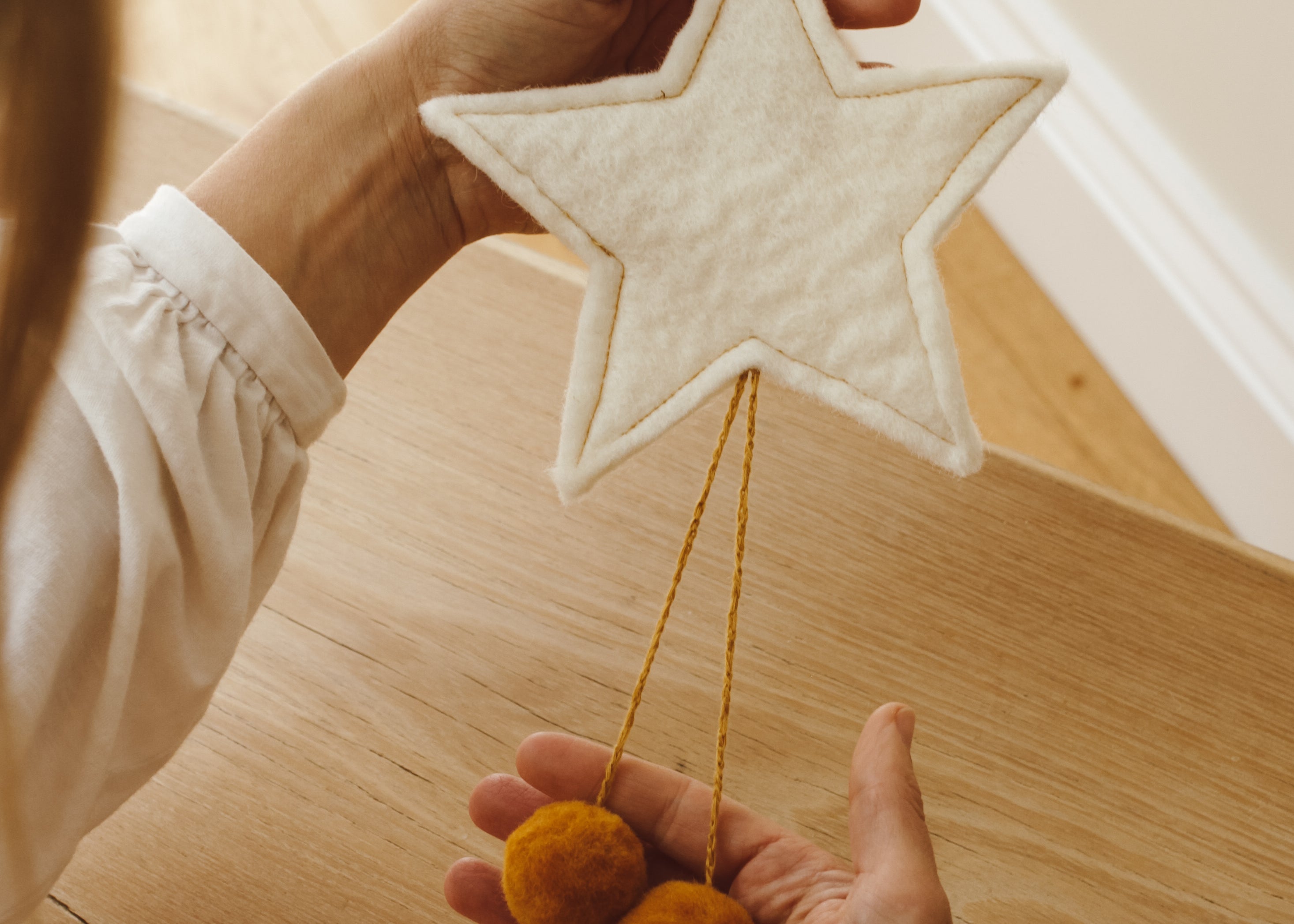 Advent Star | Natural Wool