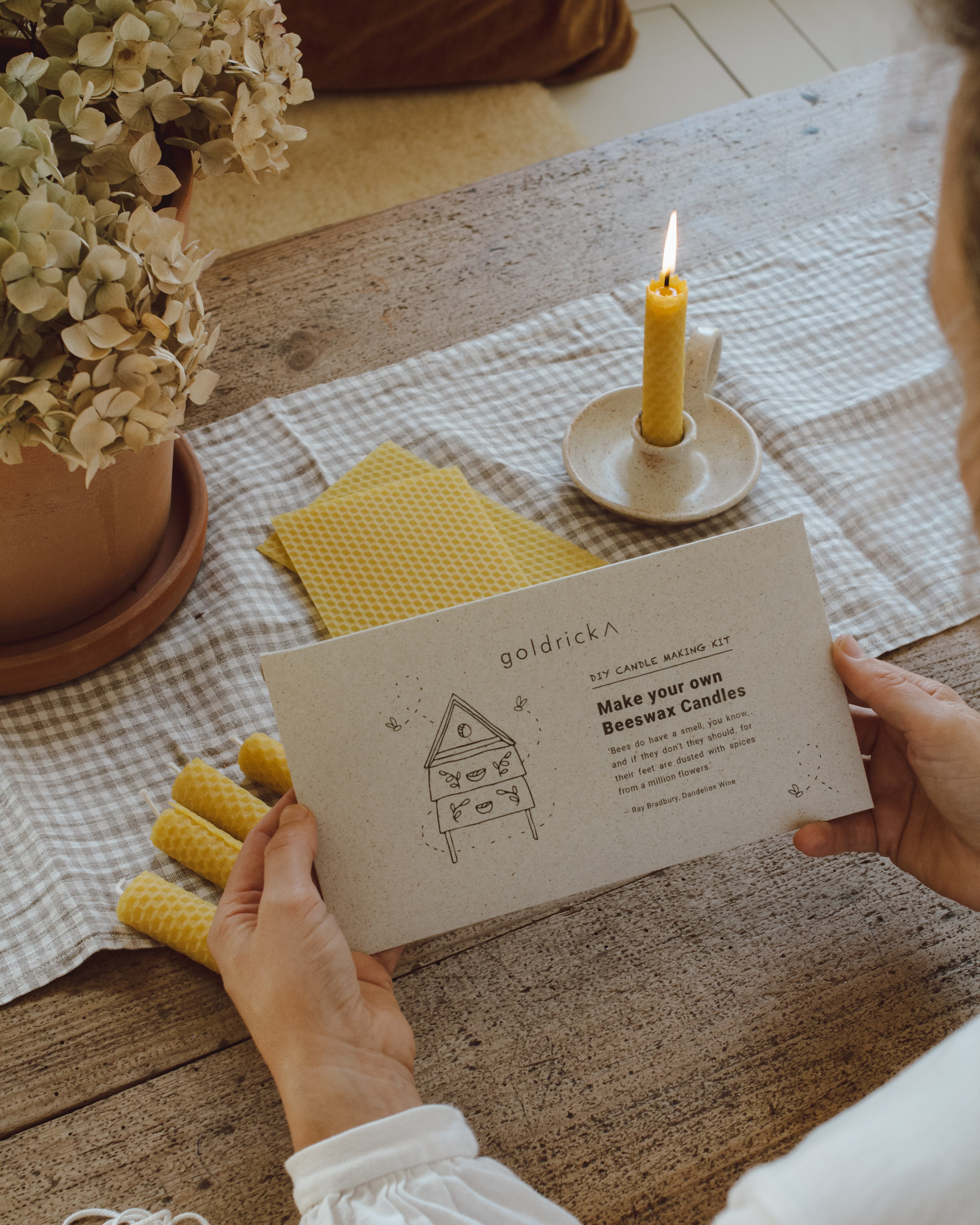 Beeswax Candle Making Kit Goldrick Natural Living