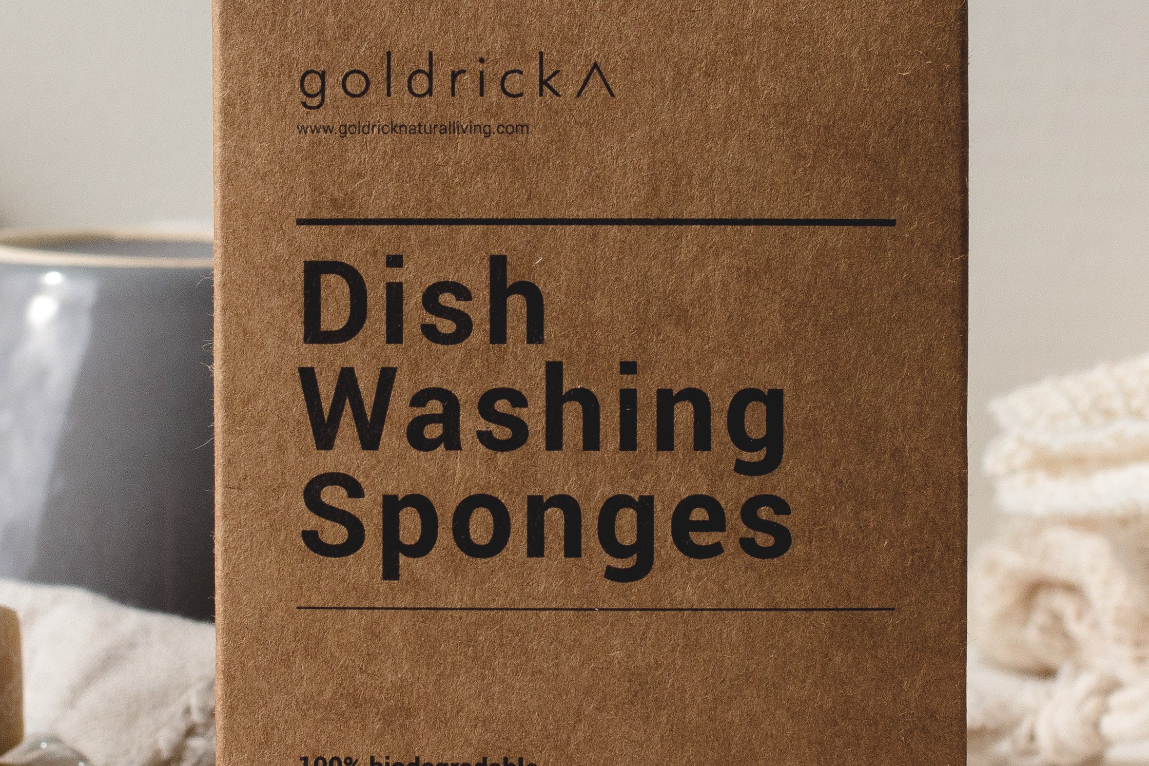 Loofah Dishwashing Sponge by Goldrick. Eco-Friendly, Sustainable Products. Perfect for eco-conscious consumers.