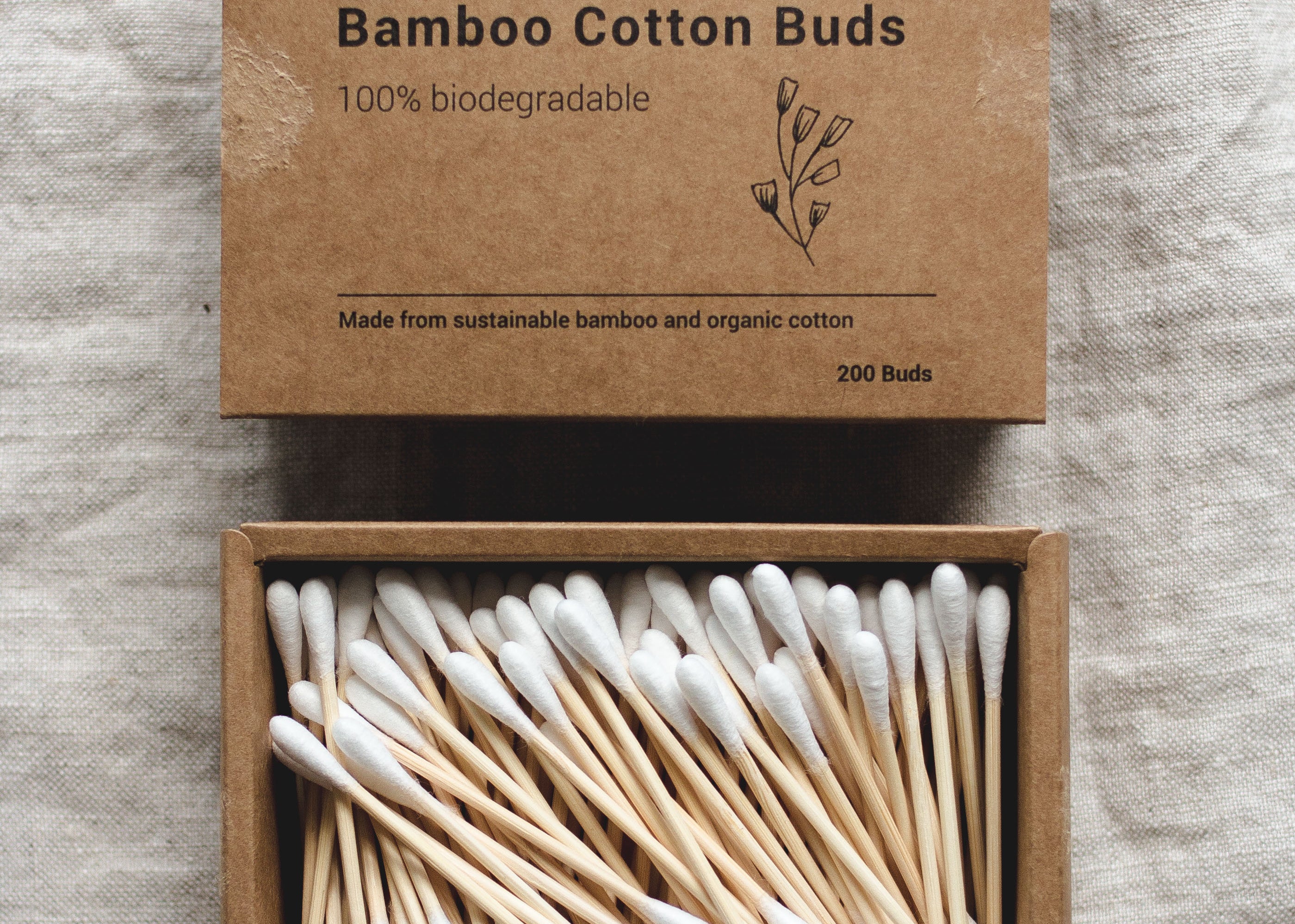 Bamboo Cotton Buds by Goldrick. Eco-Friendly, Sustainable Products. Perfect for eco-conscious consumers.