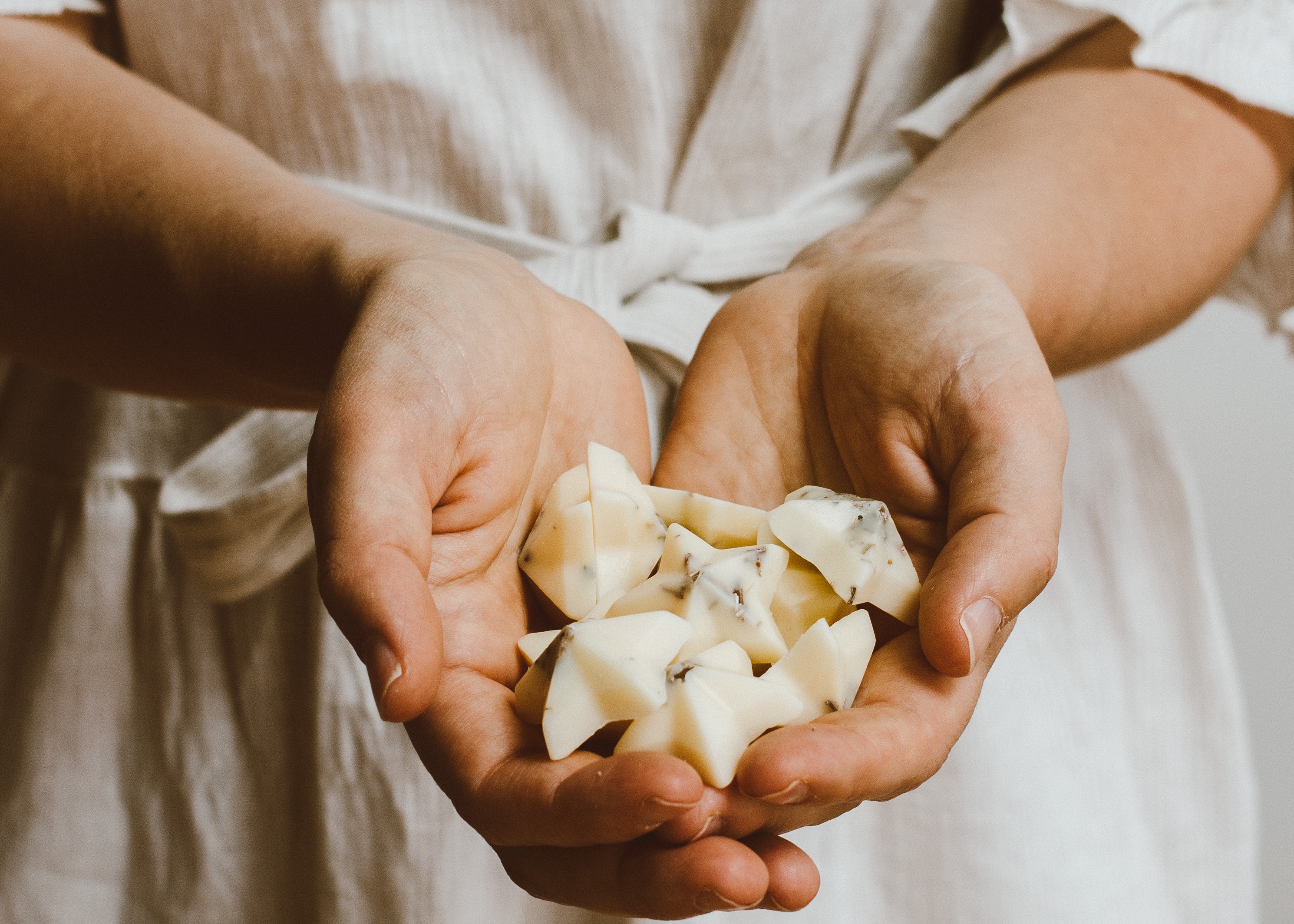 Beeswax Melts — Organic Lavender by Goldrick. Natural Candles, Eco-Friendly. Perfect for eco-conscious consumers.