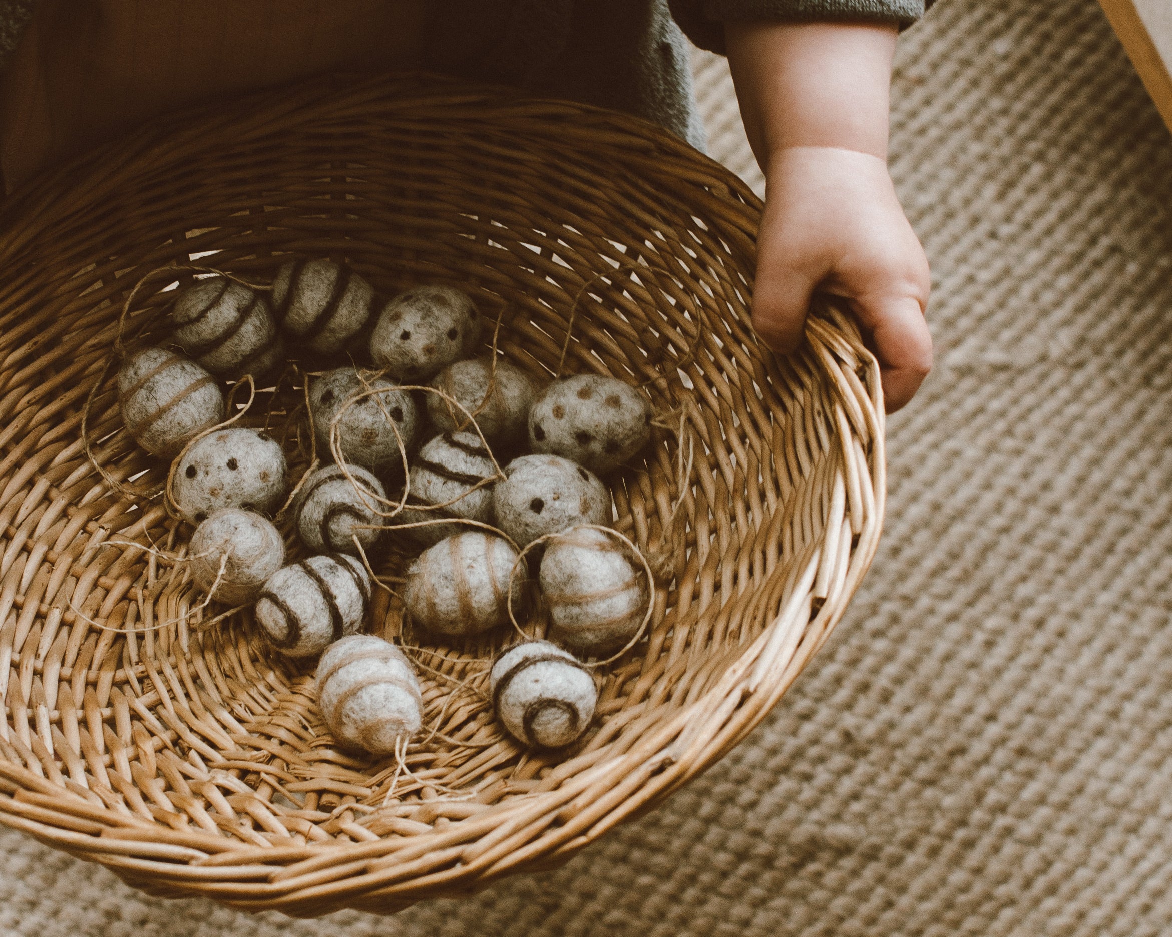 Easter Egg Decoration | Natural Wool by Goldrick. Handmade Gifts, Gifting. Perfect for eco-conscious consumers.