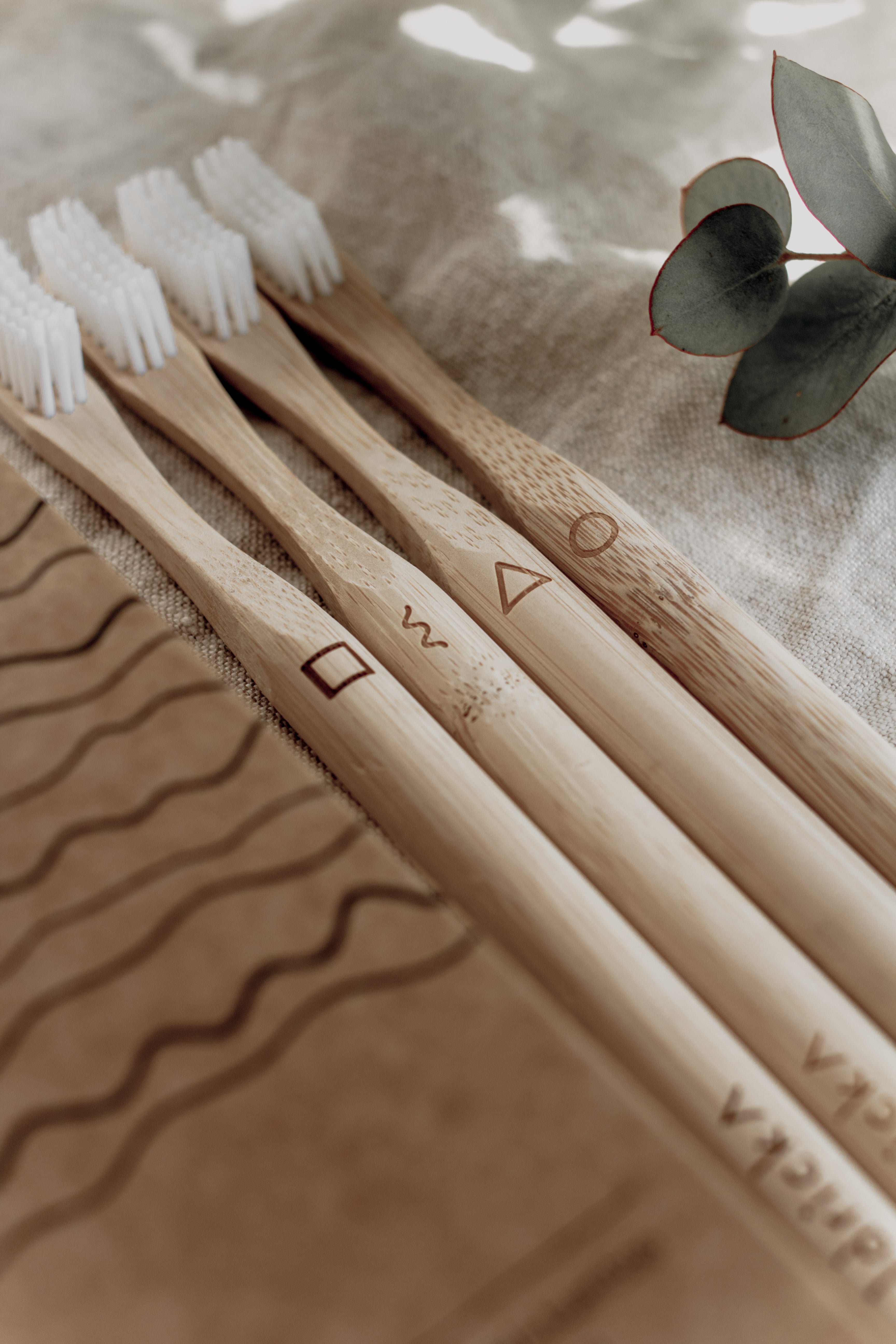 Bamboo Toothbrush | 4 Pack – Goldrick Natural Living